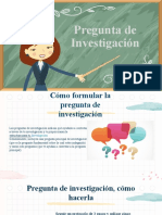 Pregunta de Invstigación