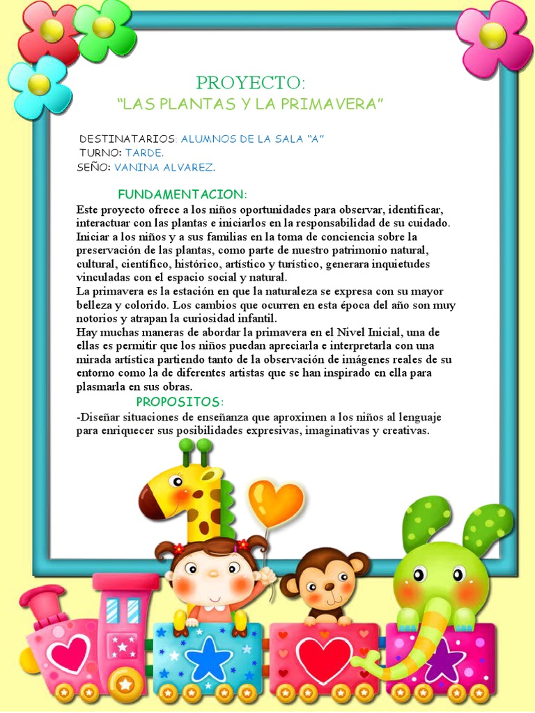Proyecto "Las Plantas y la Primavera" | PDF | Plantas