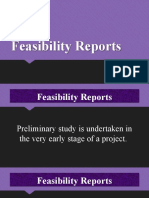 Feasibility Reports