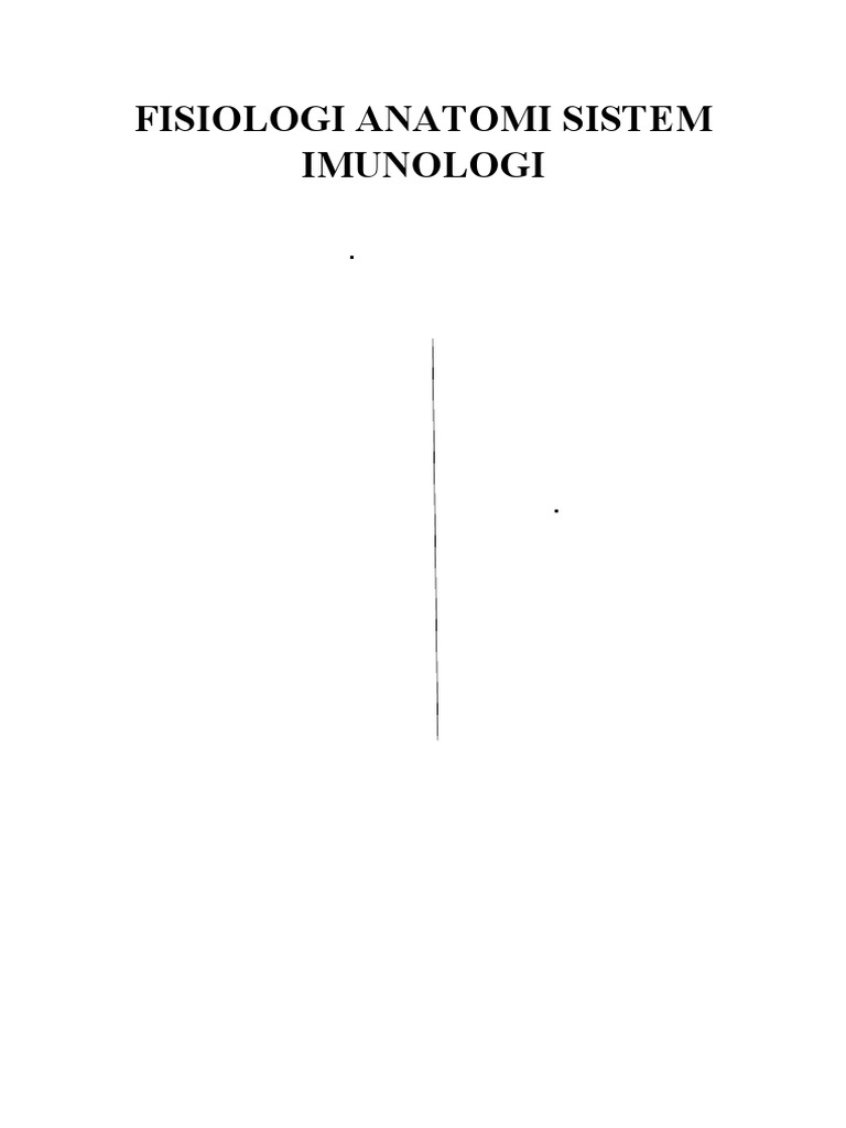 Fisiologi Anatomi Sistem Imunologi Pdf