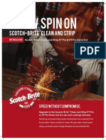 Scotch Brite Clean and Strip XT Pro and Extra Cut Brochure