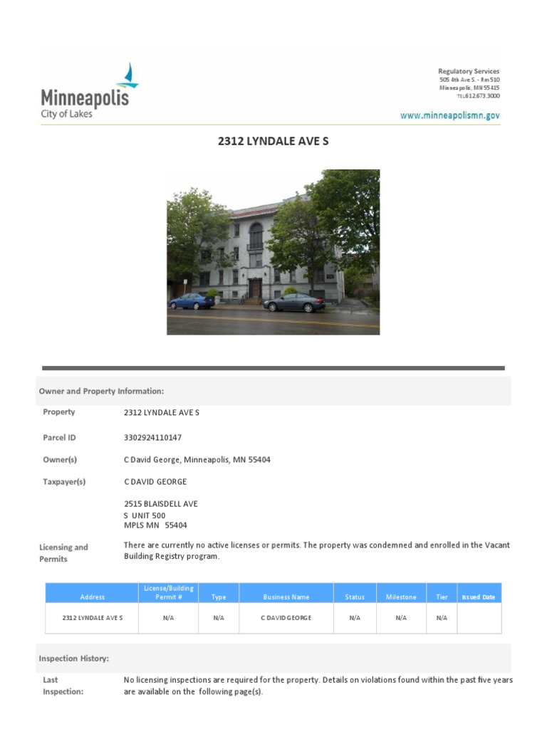 Property Profile 2312 Lyndale Ave S Final PDF Safety