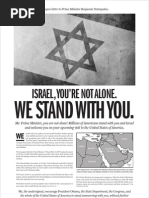 TRAITORS - Christian Zionists Stand with Israel NOT America - AD WSJ - Final 5-18-2011