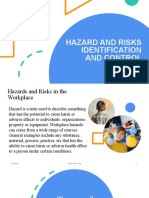 Hazard and Risks Identification and Control