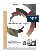 Guide to Implementing Deferred Prosecution Programs