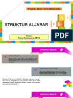 Struktur Aljabar - 1 Operasi Biner