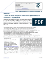 Time Series Analysis in Epidemiological Studies Using The R Language