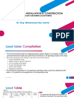 06.IKL (Electric Load Calculation-Tabel Beban)