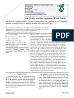 An Analysis of Urban Noise and Its Impacts - Case Study