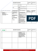 Job Safety Analysis: Location / LOKASI