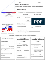 History of Political Parties Guided Notes