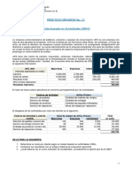 Costeo ABC y Gestión basada en Actividades (ABM) para la empresa UPZ