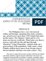 Experiential Aspects in Teaching Music