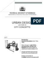 Lecture 3 - City Concepts URBAN DESIGN