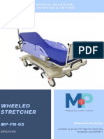 Wheeled Stretcher With Oxygen Holder