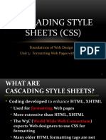 1 - Cascading Style Sheets