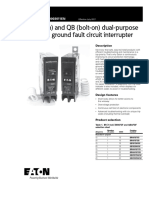 BR and QB Dual Purpose Arc Fault Ground Fault Circuit Interrupters Td003011en