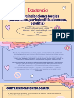 Contraindicaciones locales exodoncia