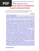 Download Sample Essays From Great Application Essays for Business School by 5ofiawia SN61256894 doc pdf
