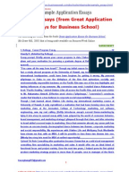 Wharton mba essay examples