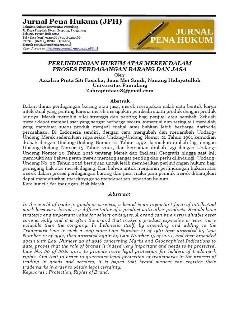 Contoh Jurnal Tesis Kenotariatan yang Menarik dan Lengkap untuk Mahasiswa Hukum