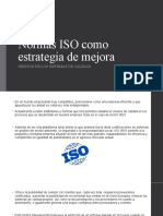 Normas ISO Como Estrategia de Mejora