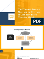 BAB 6 - The Economic Balance Sheet and On Overview of Cash Flow Based Valuation Models