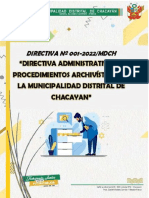 Directiva Archivo Central 2022