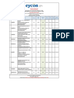 EYECON Price List 2022-2023