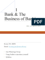 Banking Business Structure and Functions