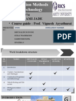 Construction Methods and Technology: - Psda - Gami Jade - Course Guide: Prof. Vignesh Ayyathurai