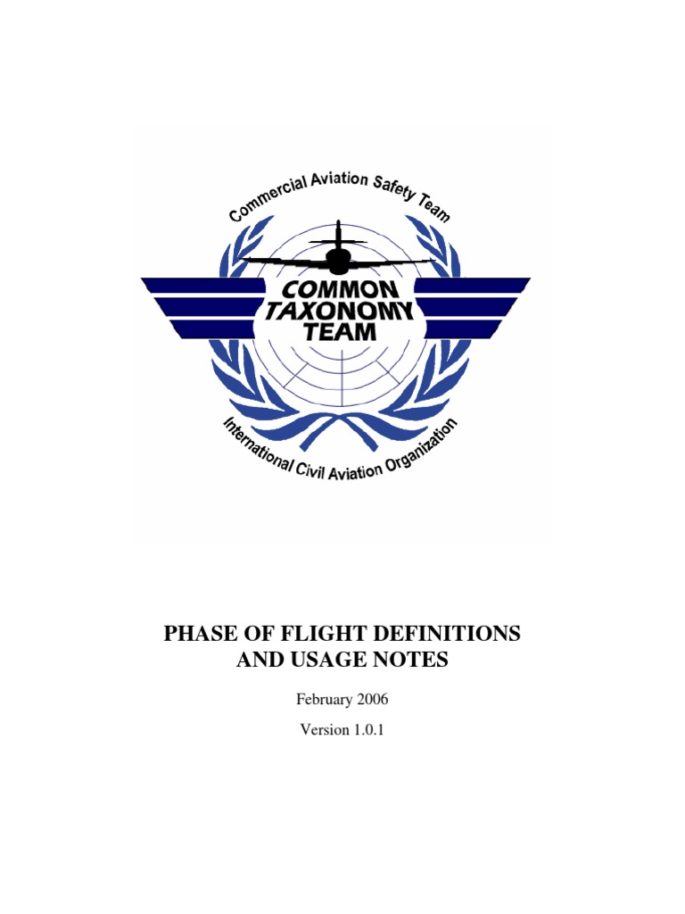 Phase of Flight Definitions PDF Instrument Flight Rules Visual Flight Rules
