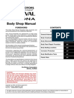 Kia Carnival Sedona Body Shop Manual