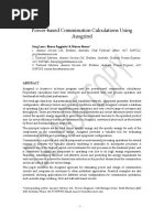 Power-Based Comminution Calculations Using Ausgrind