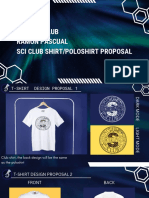 UPDATED Science Club T Shirt and Polo Shirts Proposal