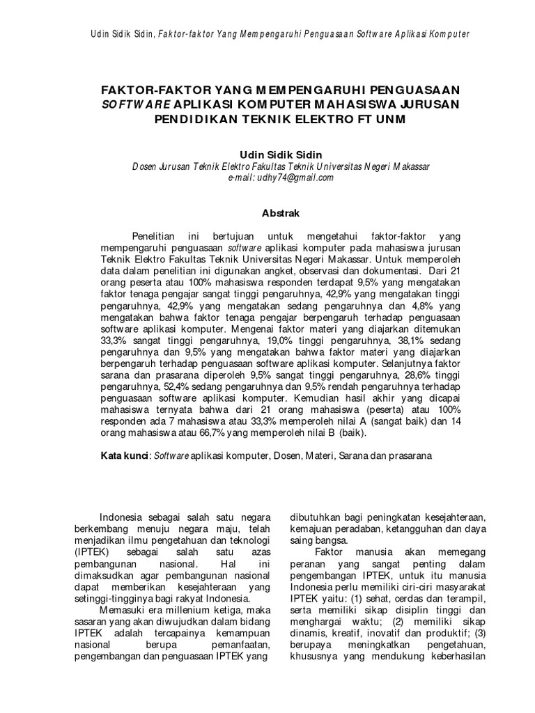 Adoc - Pub - Faktor Faktor Yang Mempengaruhi Penguasaan Softwar | PDF