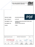 KNT 001 GE ST3 SP 001 - 0 - Specification For Structural Bolt Material