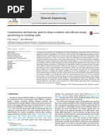 Comminution Mechanisms, Particle Shape Evolution and Collision Energy Partitioning in Tumbling Mills