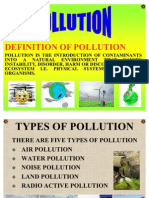 Definition of Pollution and 5 Types of Pollution Explained