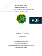 Makalah Analisis Jurnall Kelompok 7