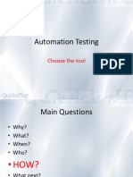 Automation Testing