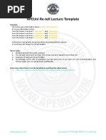 APEUni Re-Tell Lecture Template