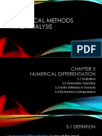 EEP312 Chapter 5 Numerical Differentiation
