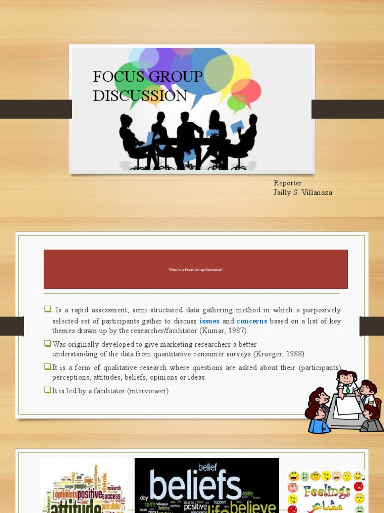 Understanding Focus Group Discussions | PDF | Focus Group | Communication