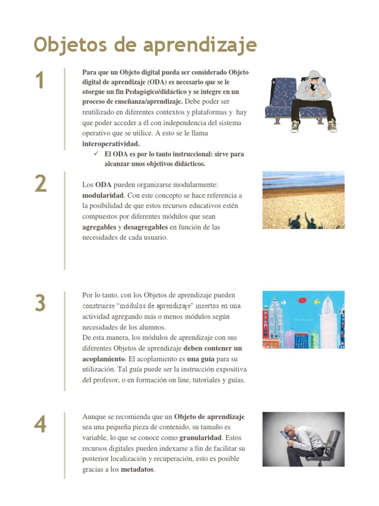 Objeto de Aprendizaje Esquema (Modulo 2) | PDF