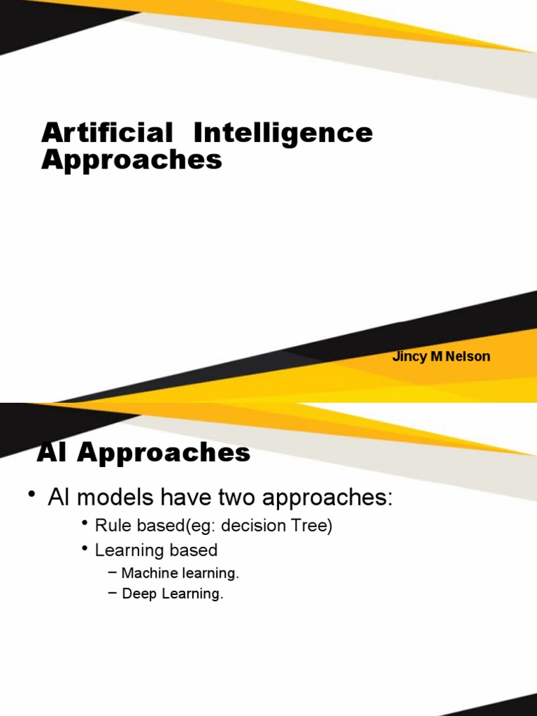 chapter5-AI Approaches | PDF
