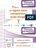 Le Régime Micro-Entrepreneur