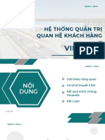 Hệ Thống Quản Trị Quan Hệ Khách Hàng: Vinamilk