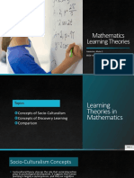 Mathematics Learning Theories - Asuncion Alwin C.