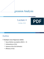 Lecture 4, Regression